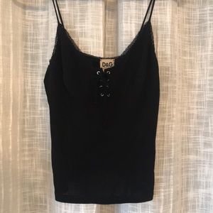 D&G Dolce & Gabbana corset style tank